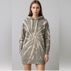 525 America Tie-Dye Hoodie Dress S NWT 100% Cotton Oversized Comfy